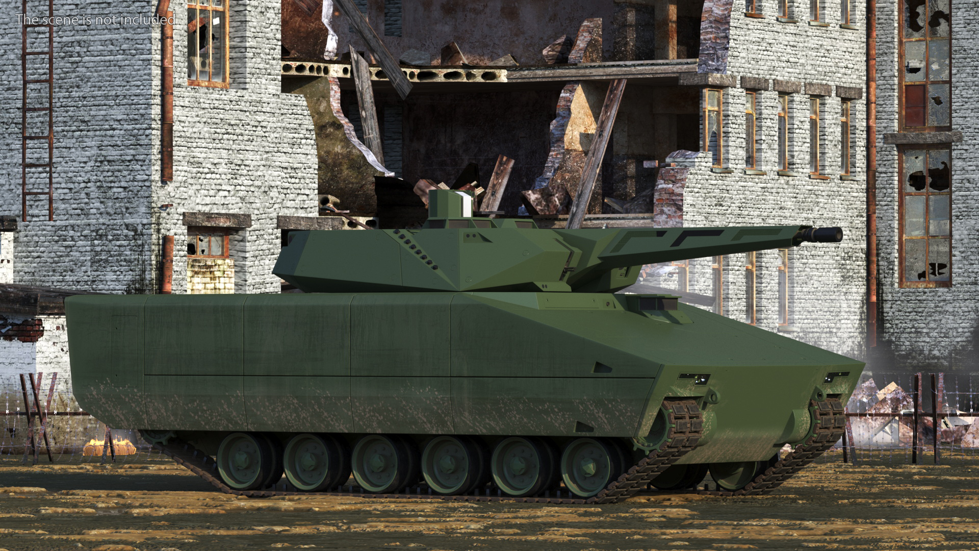 3D model New Generation Tracked Infantry Fighting Vehicle Rigged