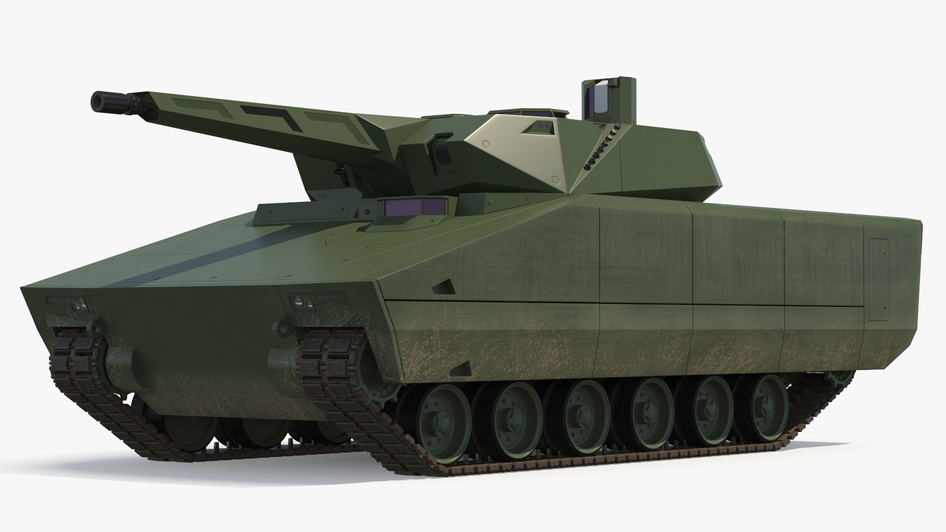 3D model New Generation Tracked Infantry Fighting Vehicle Rigged