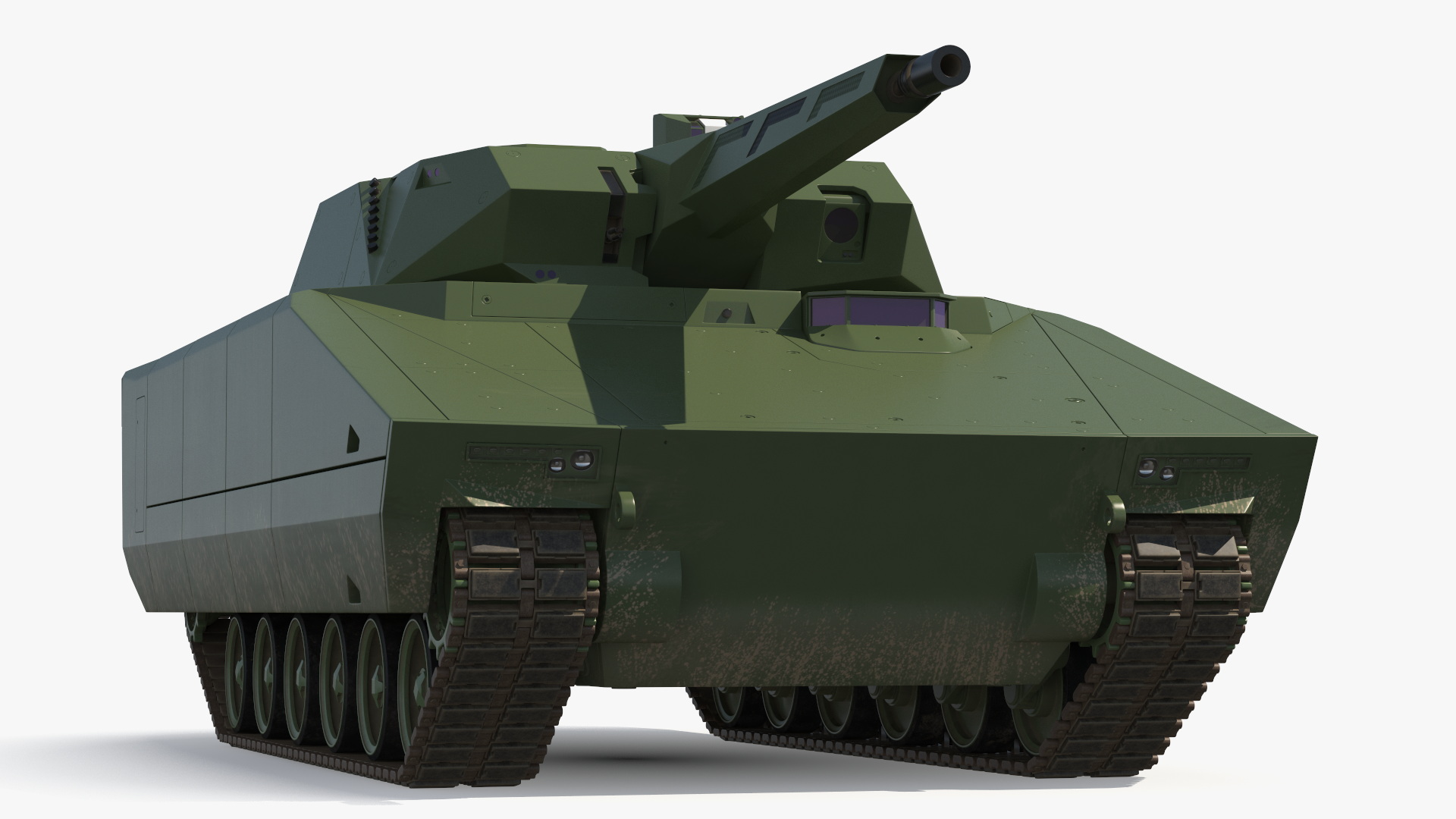 3D model New Generation Tracked Infantry Fighting Vehicle Rigged