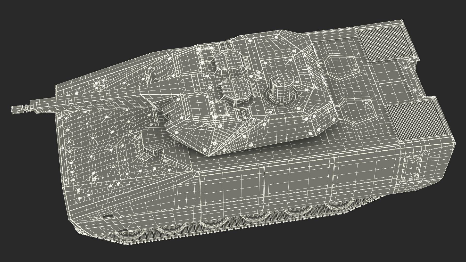 3D model New Generation Tracked Infantry Fighting Vehicle Rigged