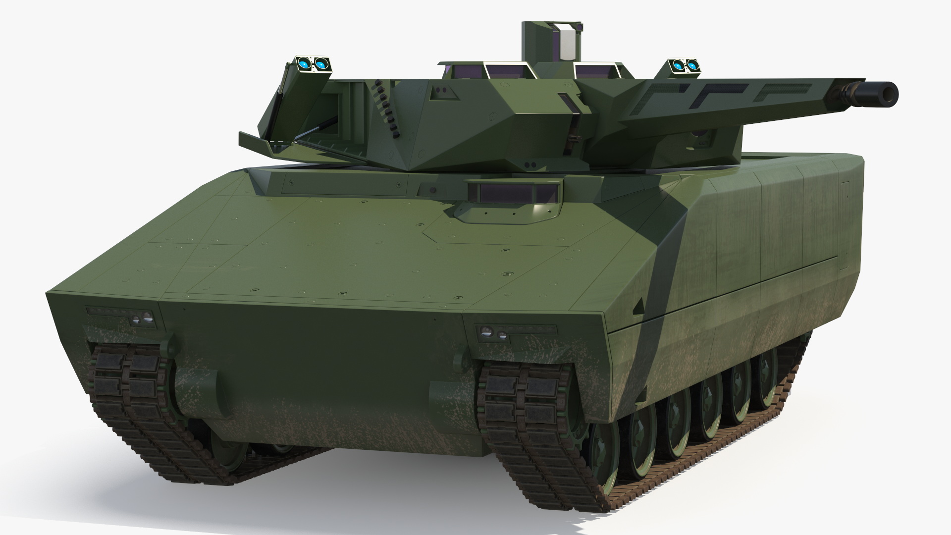 3D model New Generation Tracked Infantry Fighting Vehicle Rigged