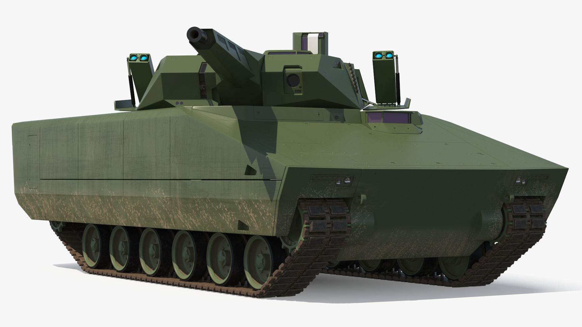 3D model New Generation Tracked Infantry Fighting Vehicle Rigged