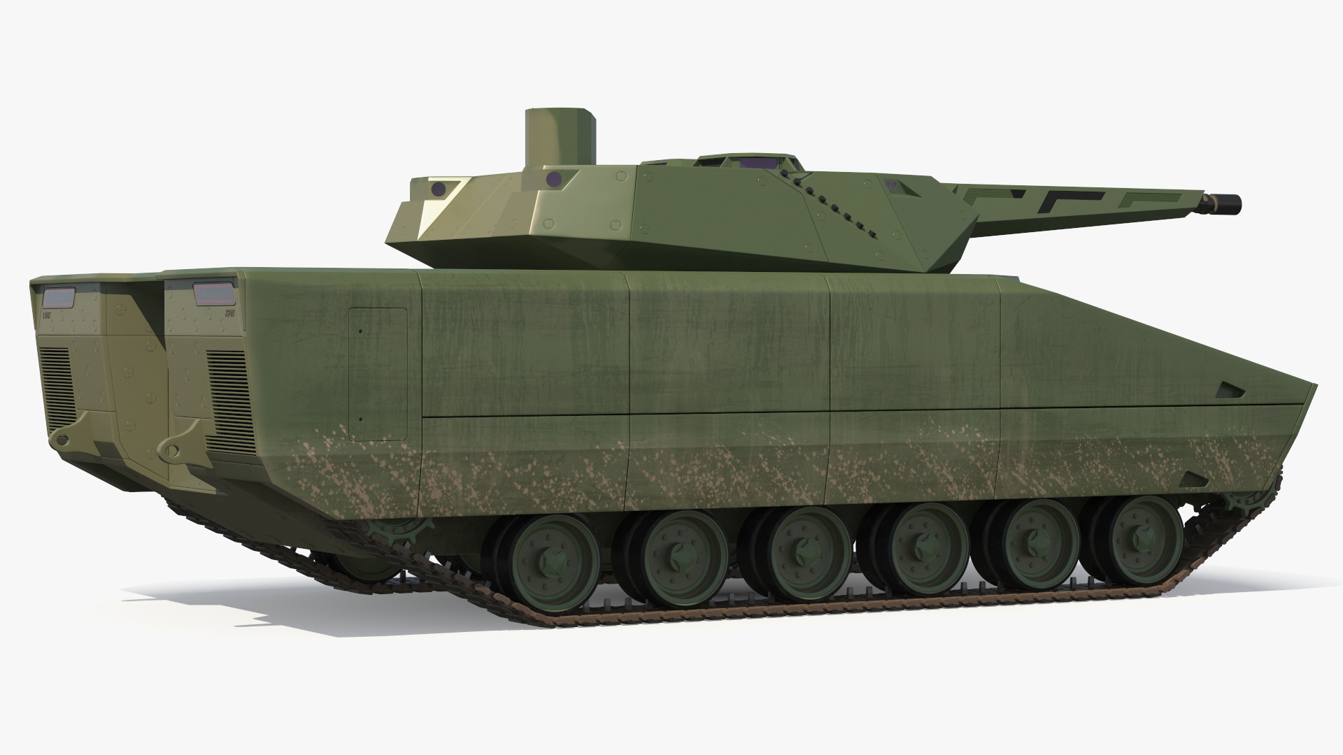 3D model New Generation Tracked Infantry Fighting Vehicle Rigged