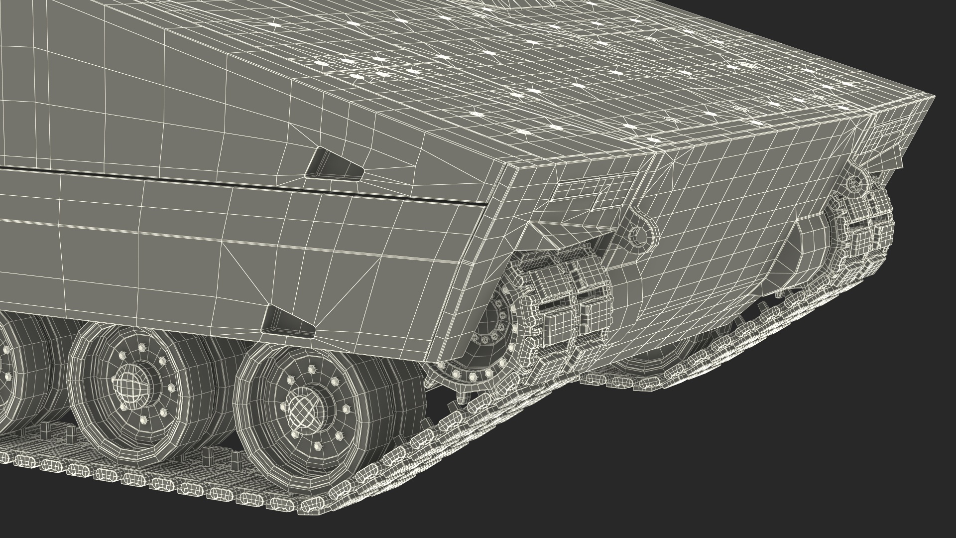 3D model New Generation Tracked Infantry Fighting Vehicle Rigged