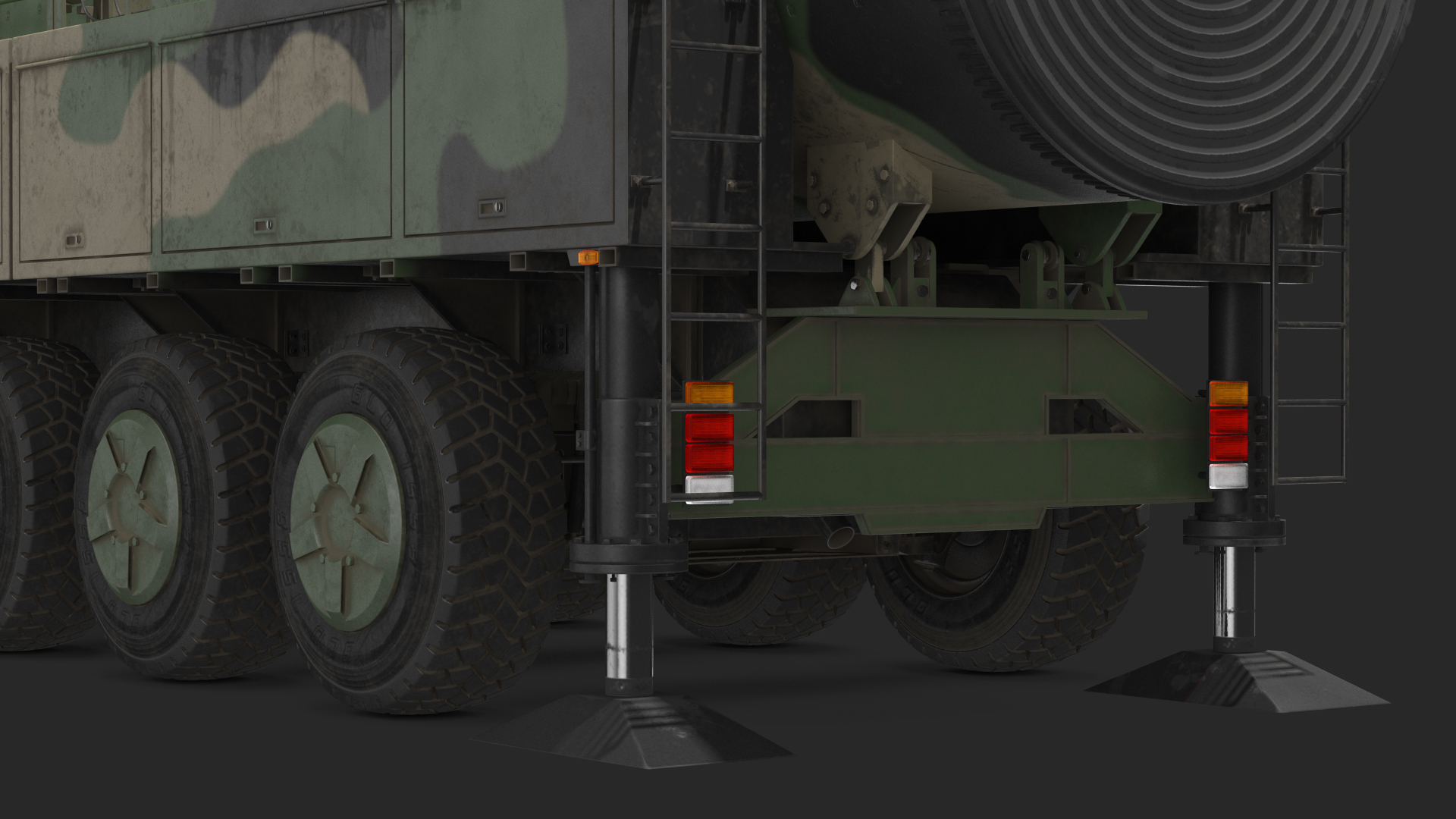 ICBM Launch Vehicle Generic Rigged 3D model