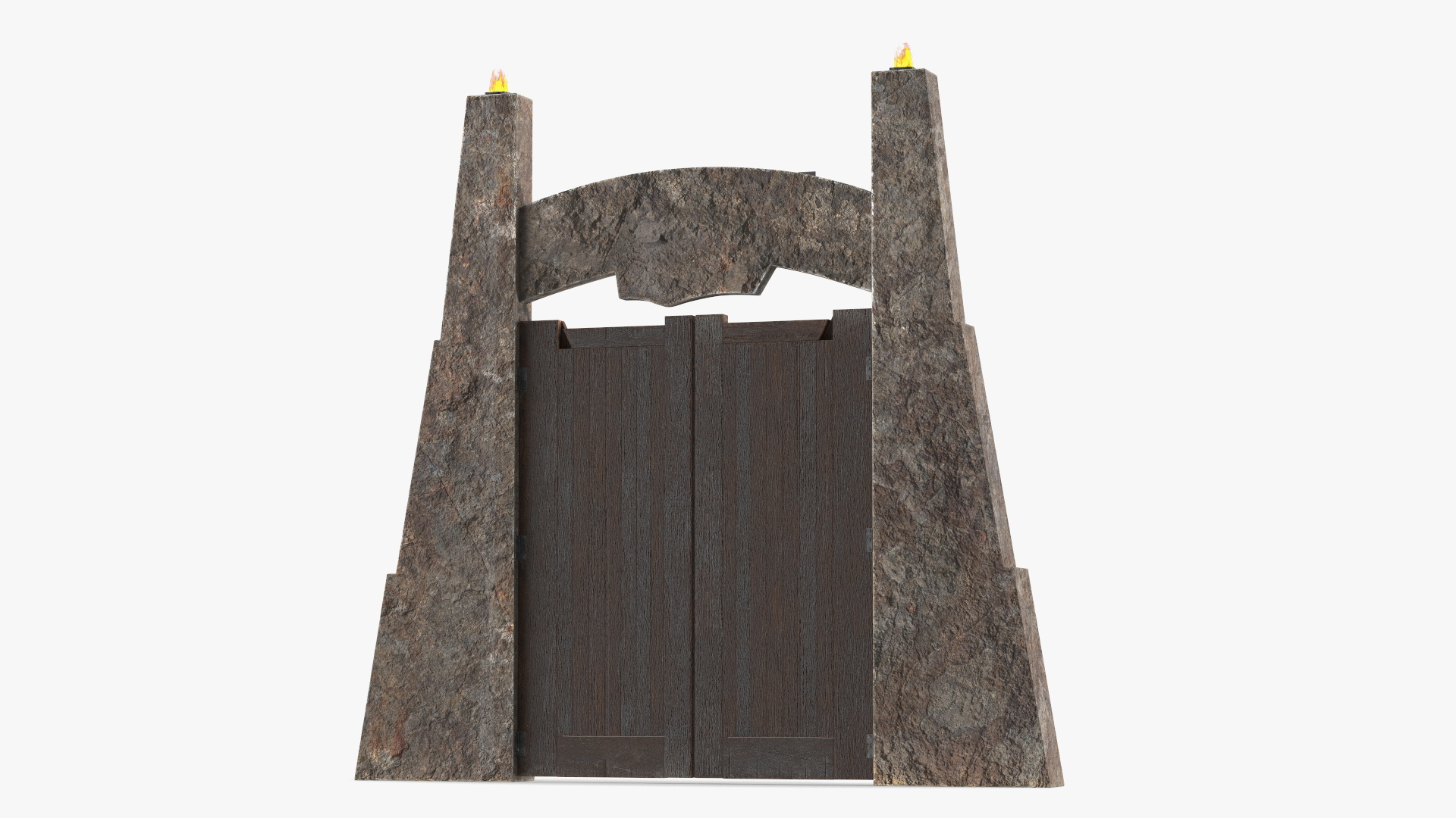 3D Jurassic Park Gate model