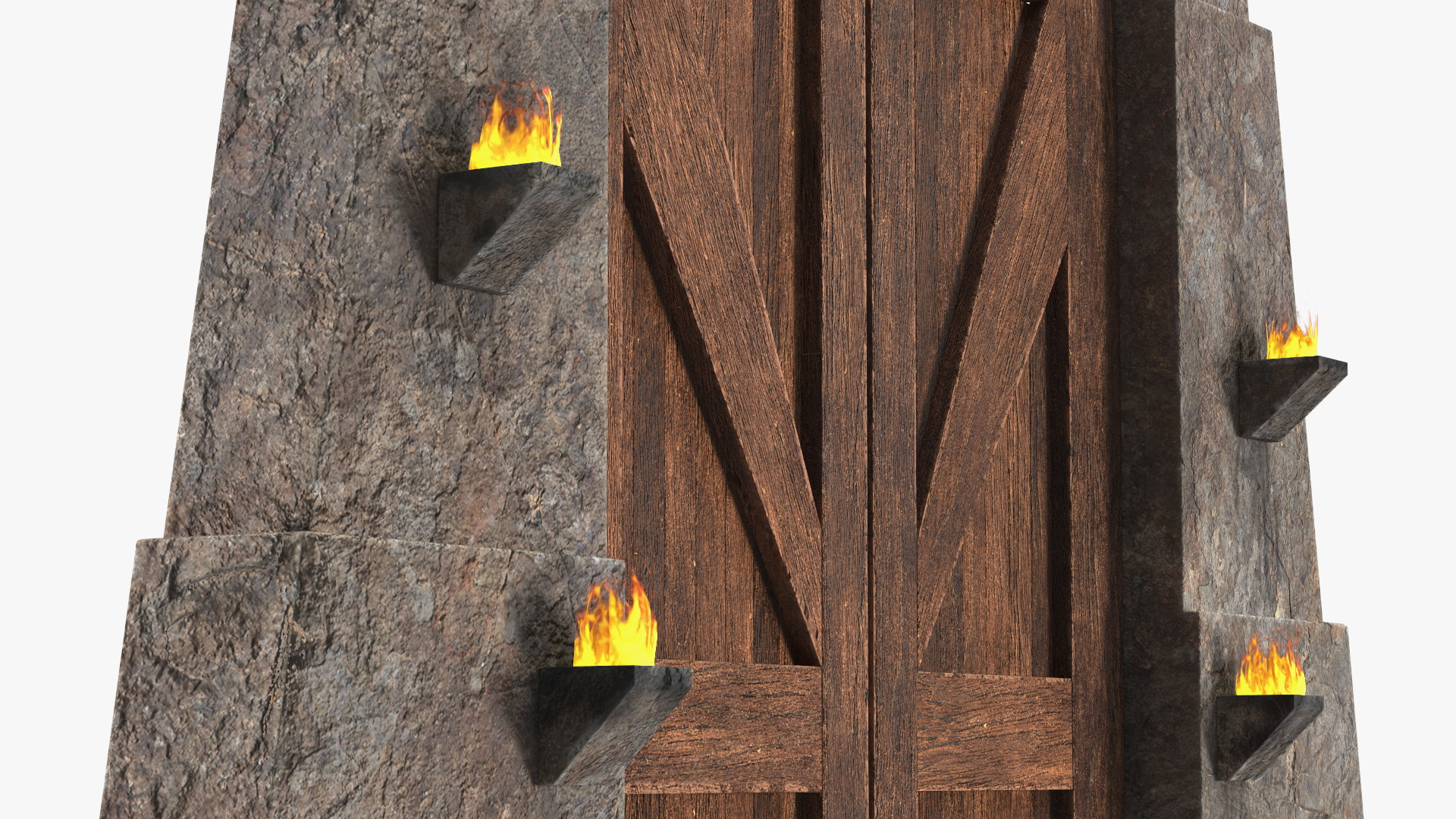 3D Jurassic Park Gate model
