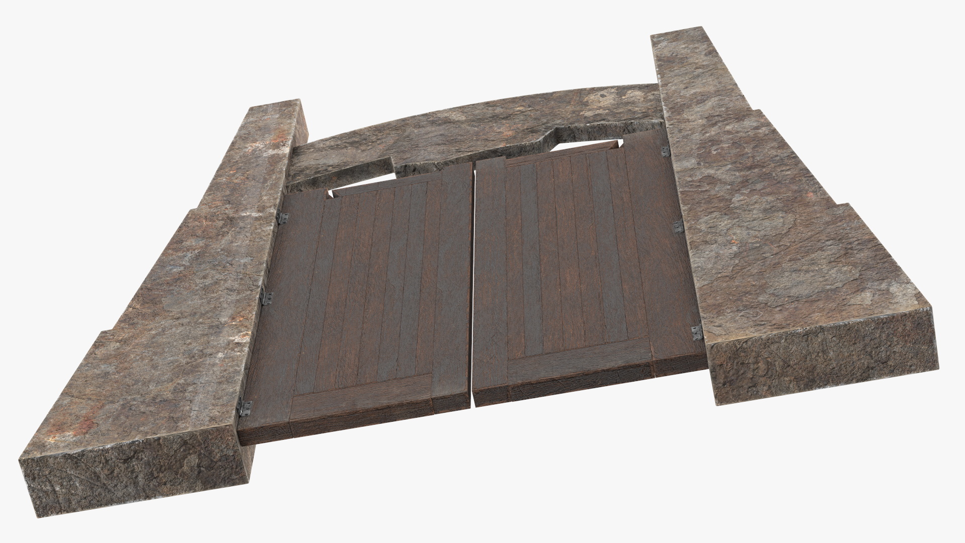 3D Jurassic Park Gate model