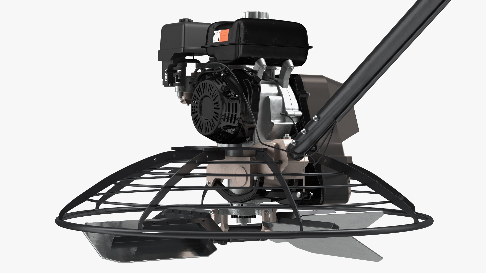 3D Concrete Power Trowel Grey