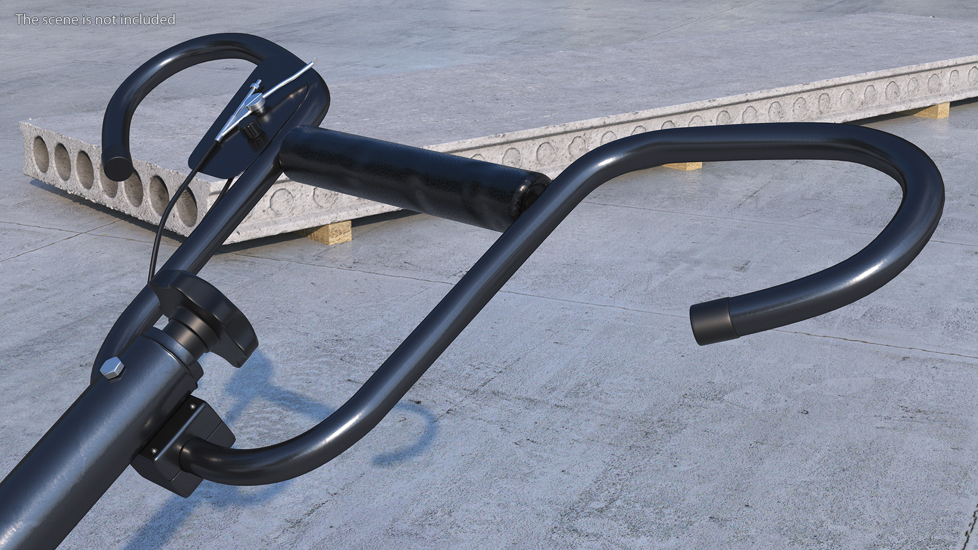 3D Concrete Power Trowel Grey