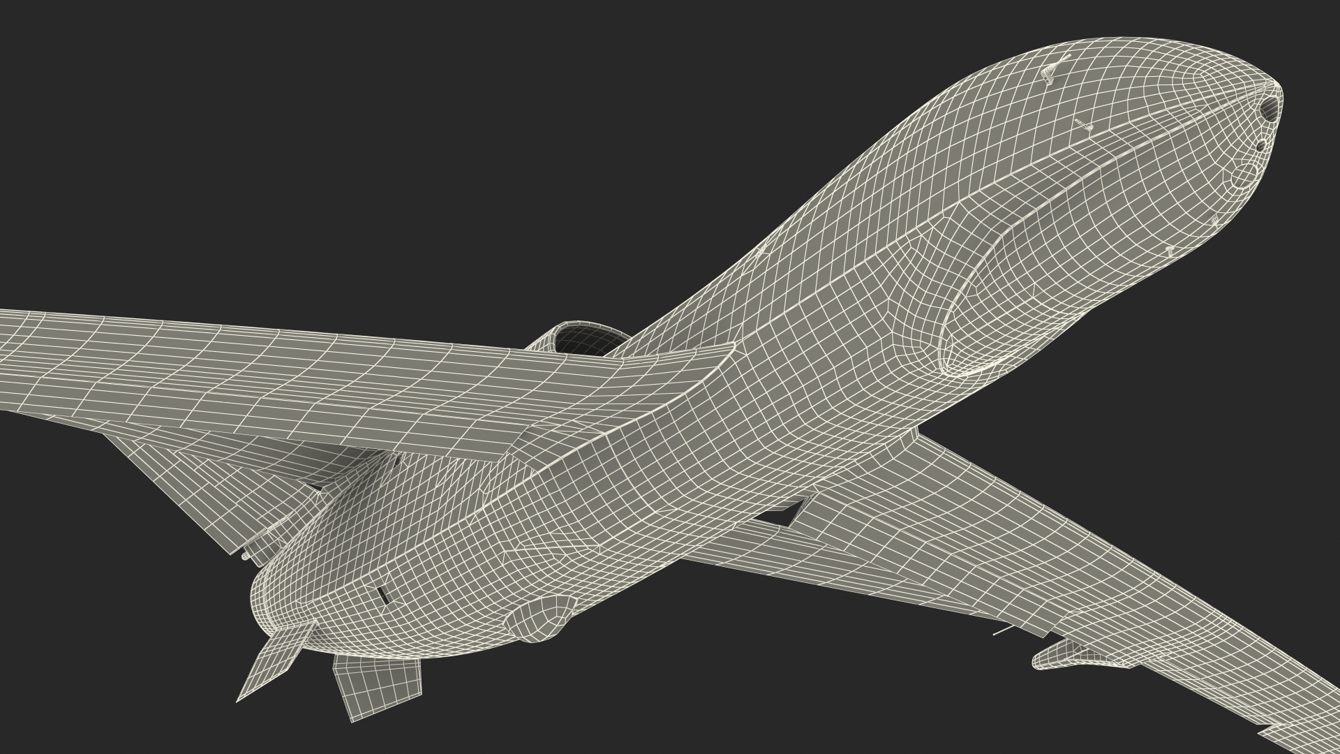 Chengdu Xianglong WZ7 UAV Rigged 3D