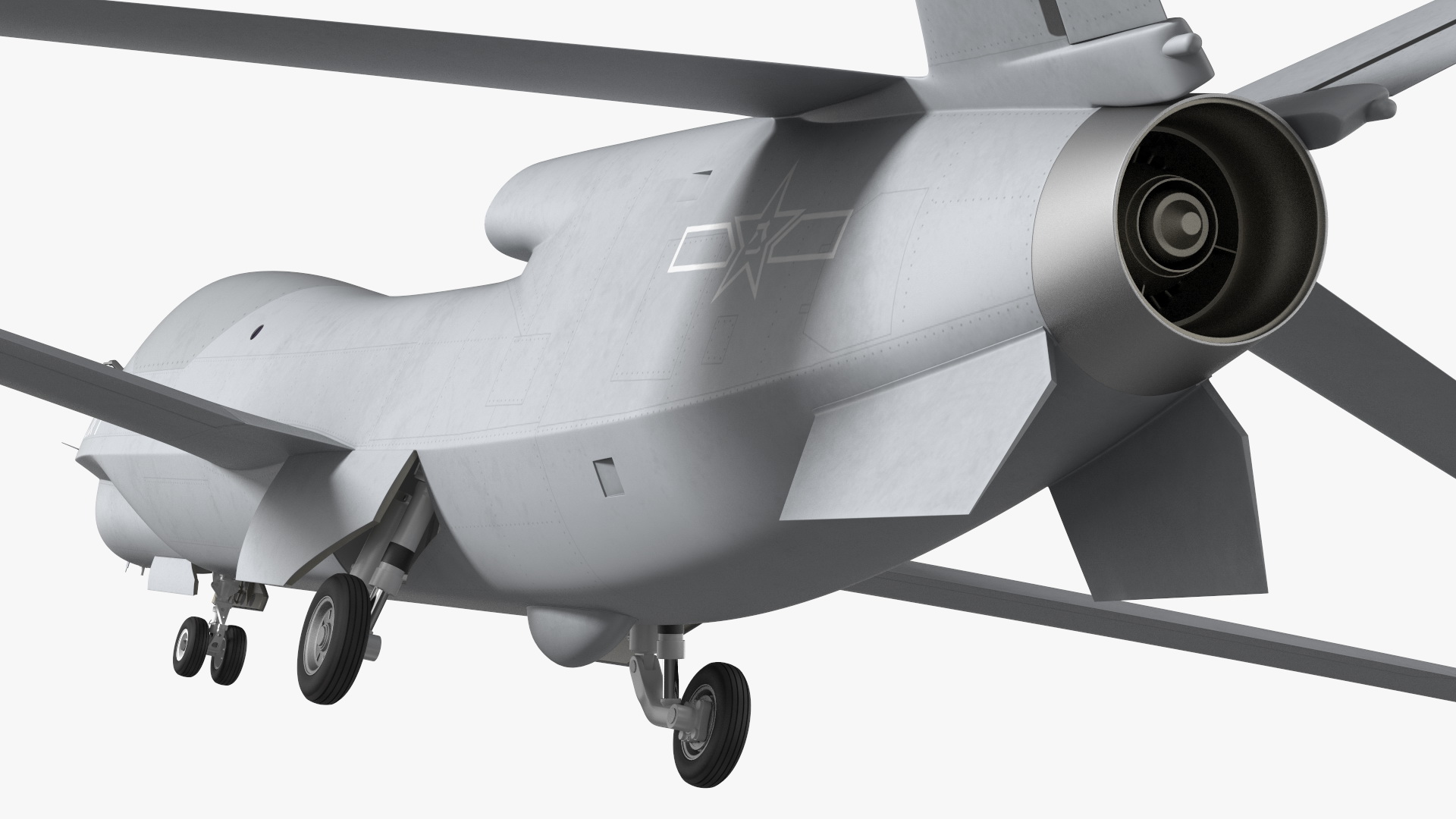 Chengdu Xianglong WZ7 UAV Rigged 3D