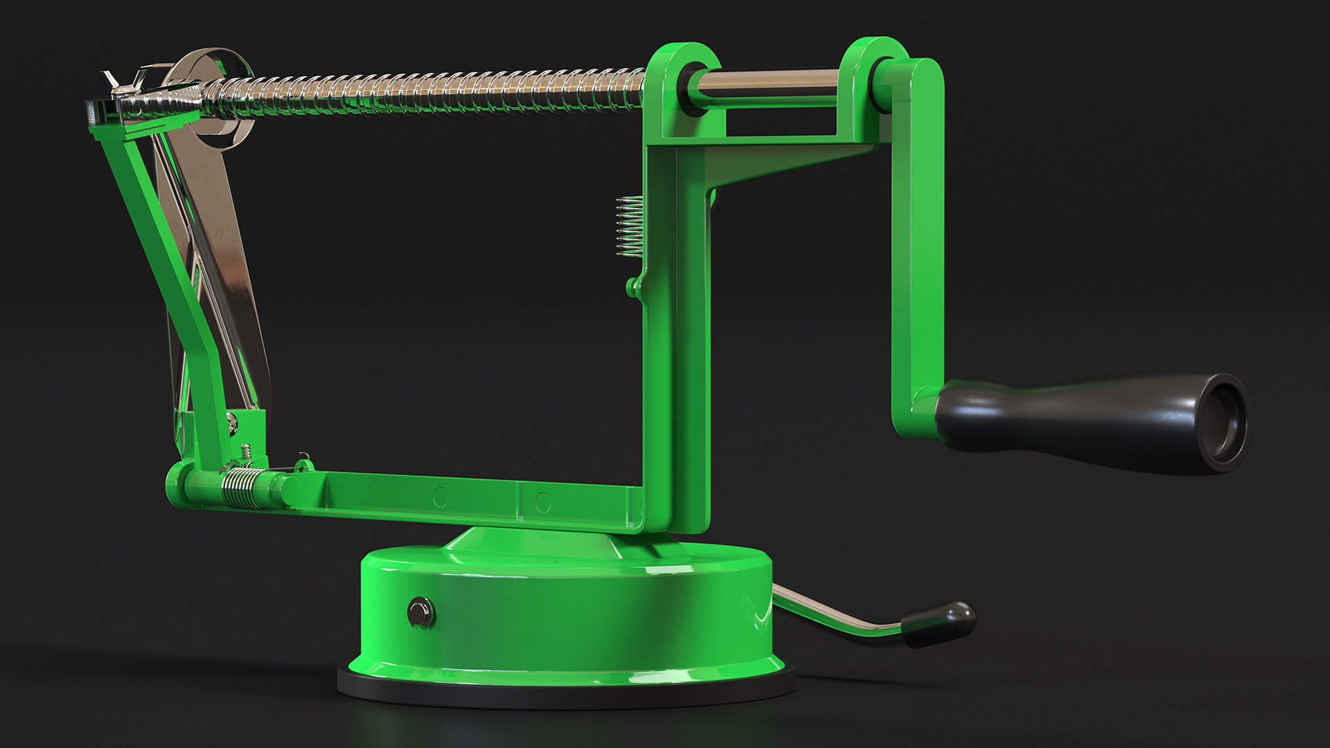 Green Potato And Apple Peeler 3D model