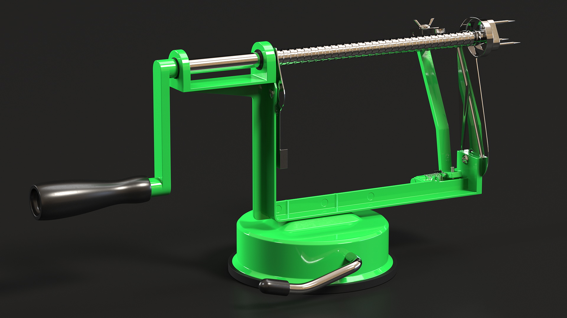Green Potato And Apple Peeler 3D model
