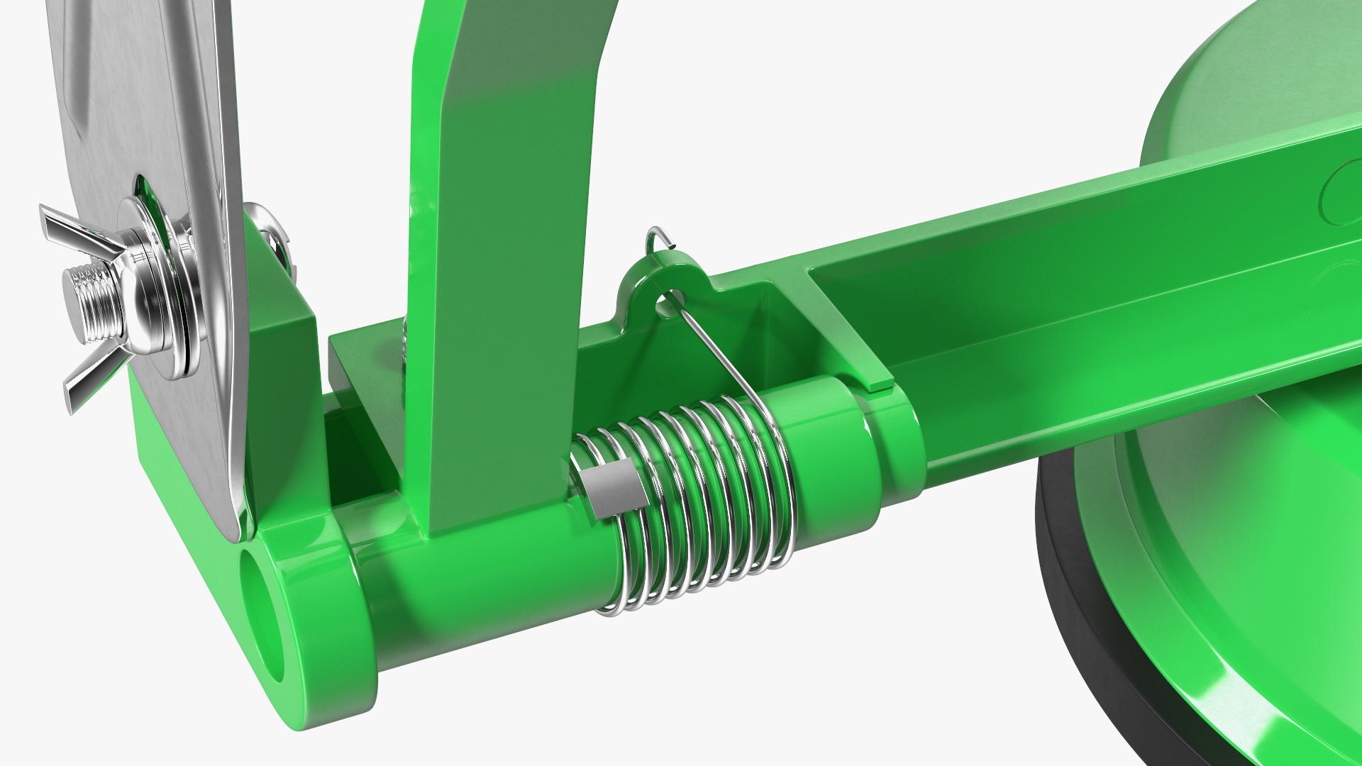 Green Potato And Apple Peeler 3D model