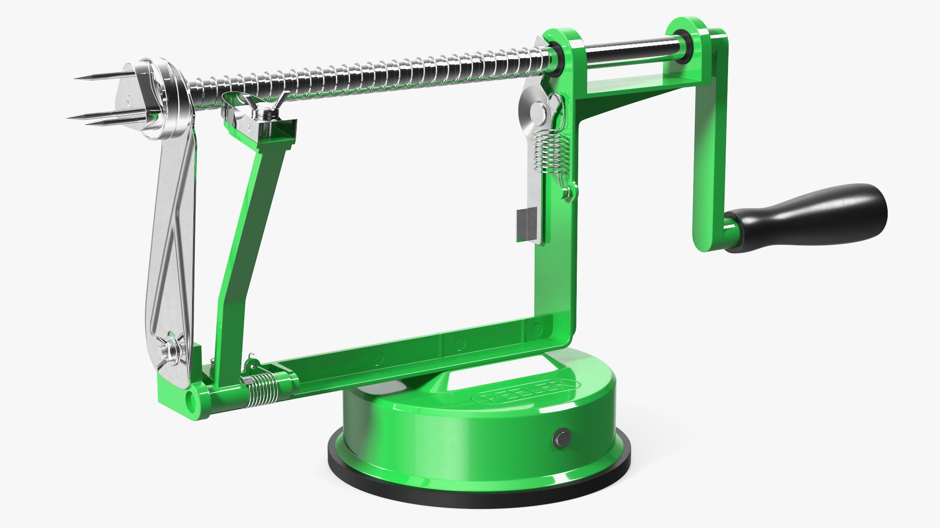 Green Potato And Apple Peeler 3D model