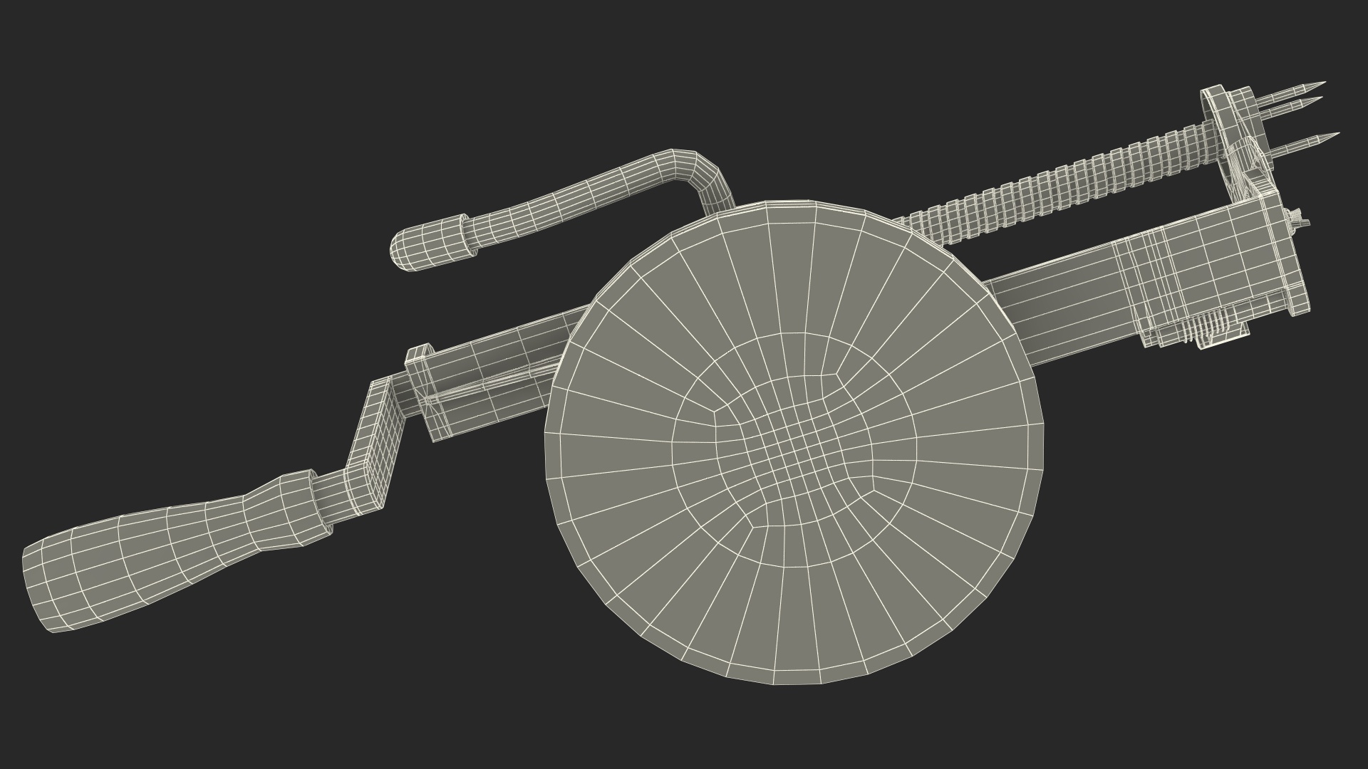 Green Potato And Apple Peeler 3D model