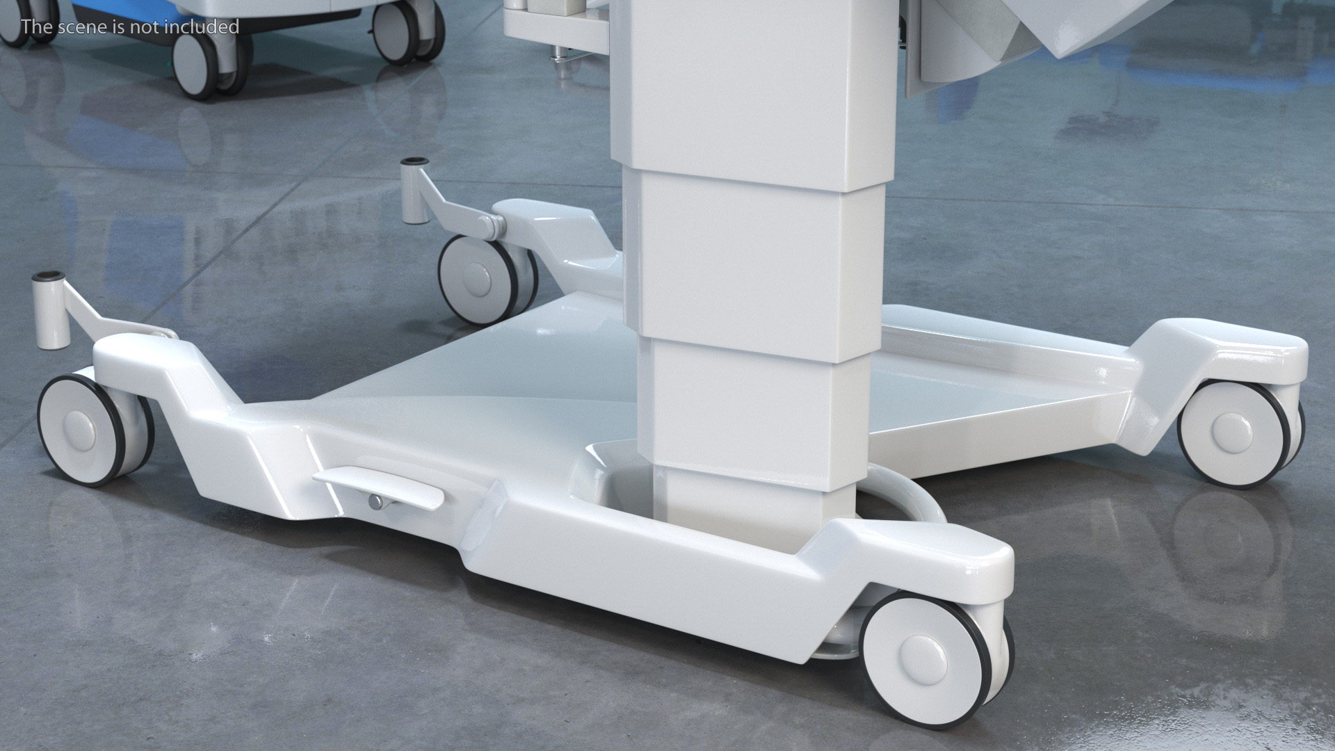 3D model Bed for Birth Blue Rigged