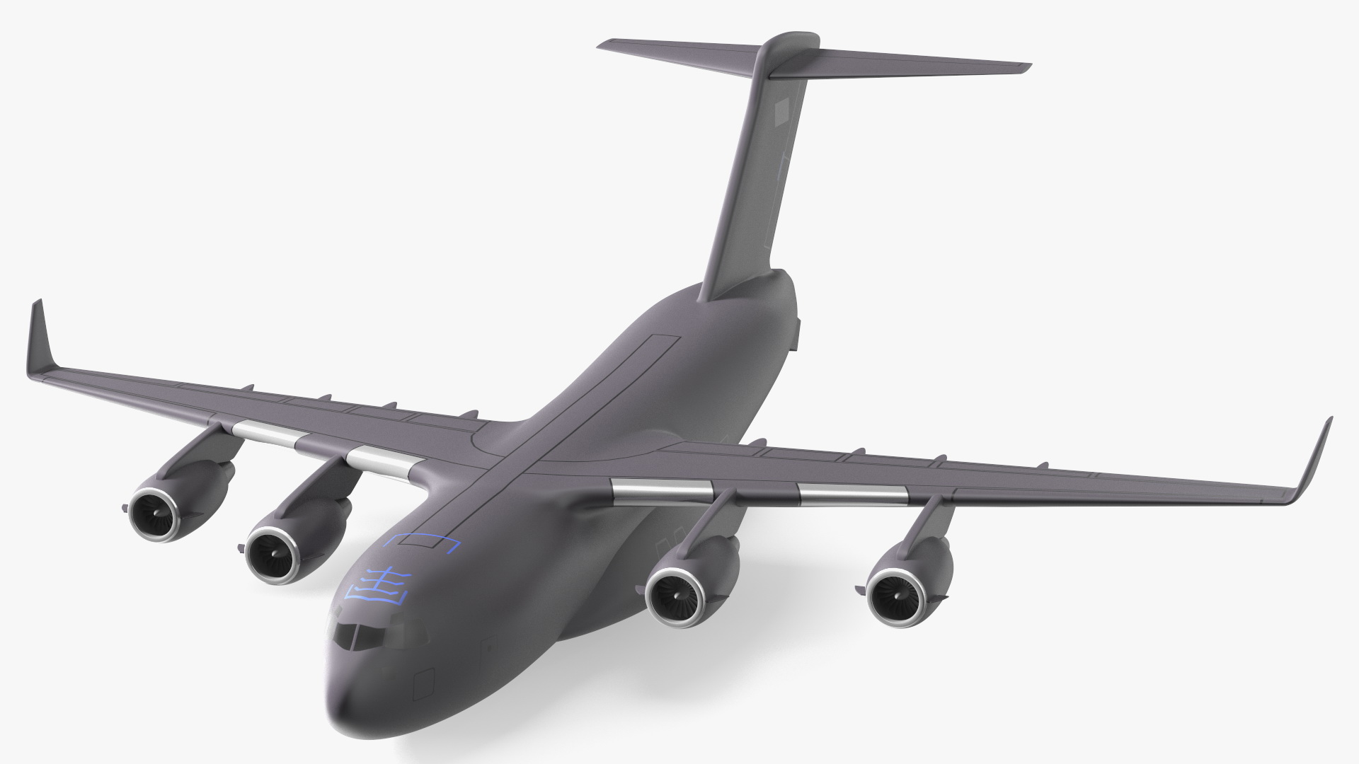 Military Transport Aircraft Scale Model 3D model