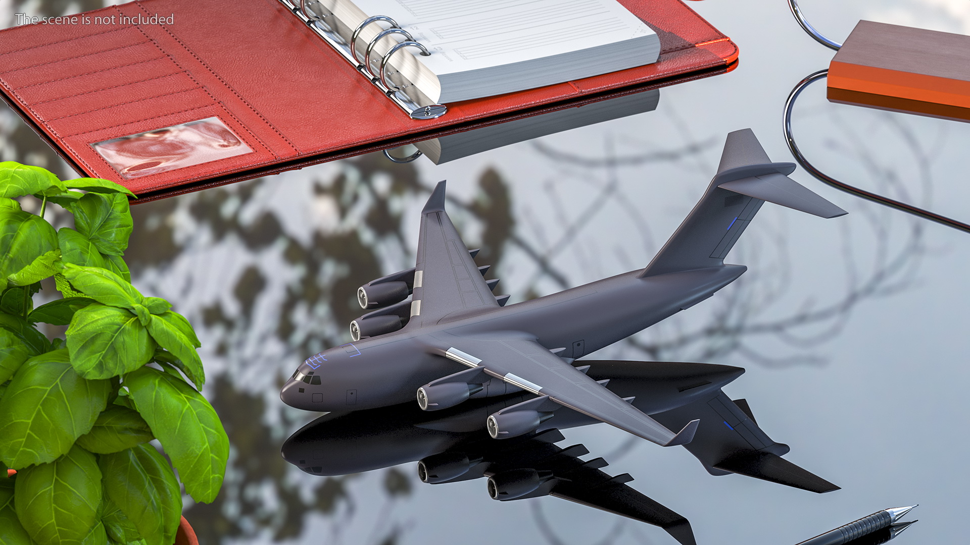 Military Transport Aircraft Scale Model 3D model