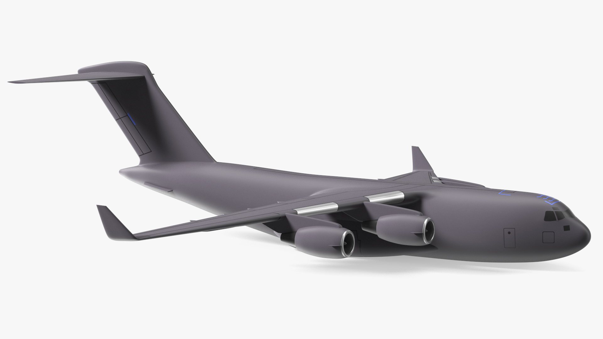 Military Transport Aircraft Scale Model 3D model