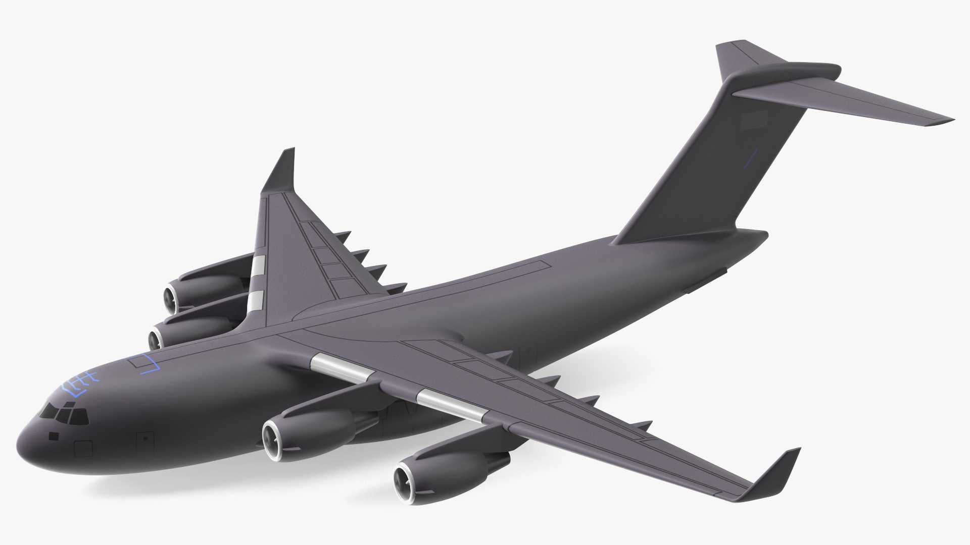 Military Transport Aircraft Scale Model 3D model
