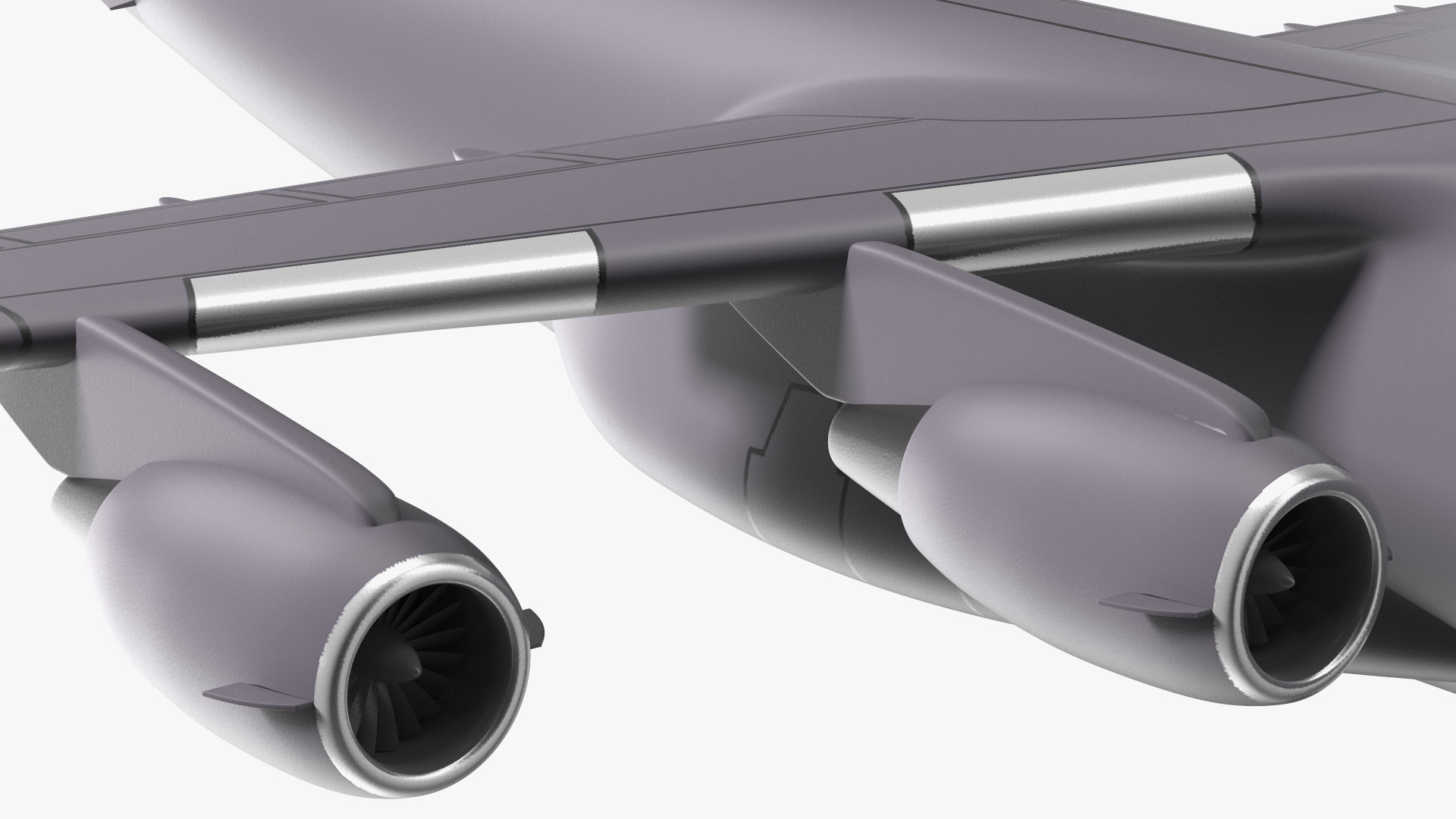 Military Transport Aircraft Scale Model 3D model