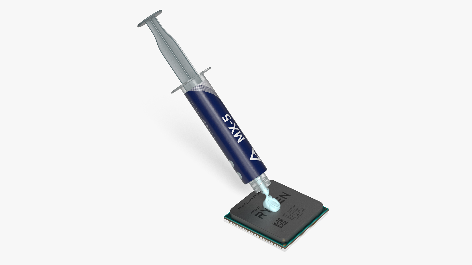 Arctic MX-5 Thermal Paste on CPU 3D