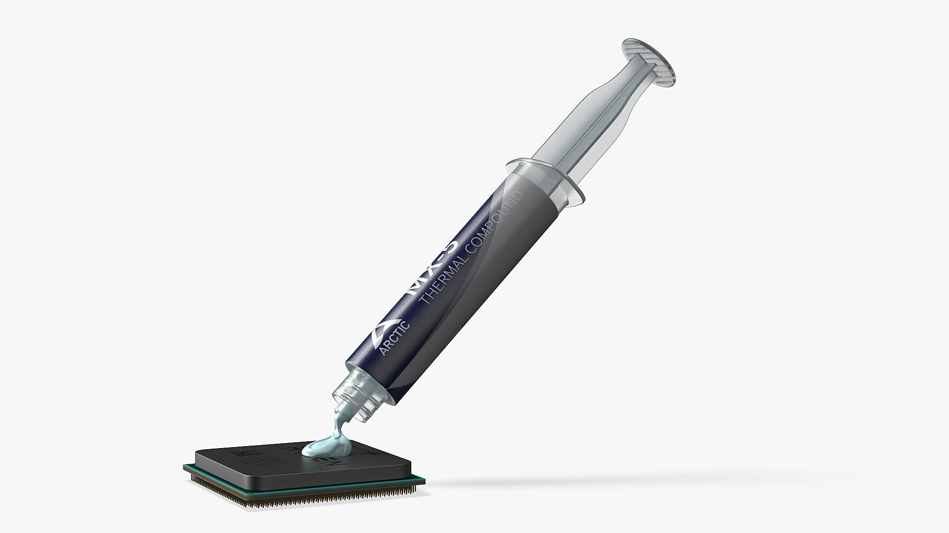 Arctic MX-5 Thermal Paste on CPU 3D