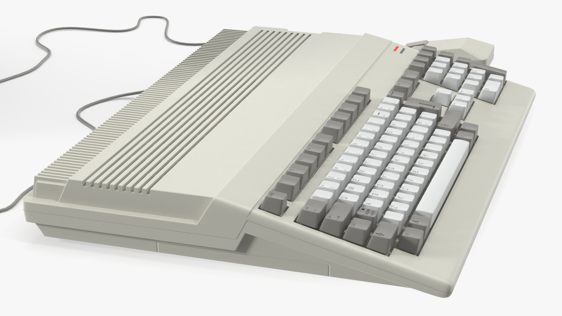 Vintage Computer with Monitor 3D model