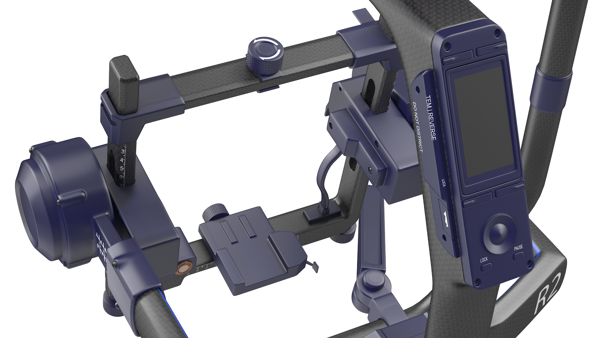 3D Professional Handheld Camera Stabilizer Rigged
