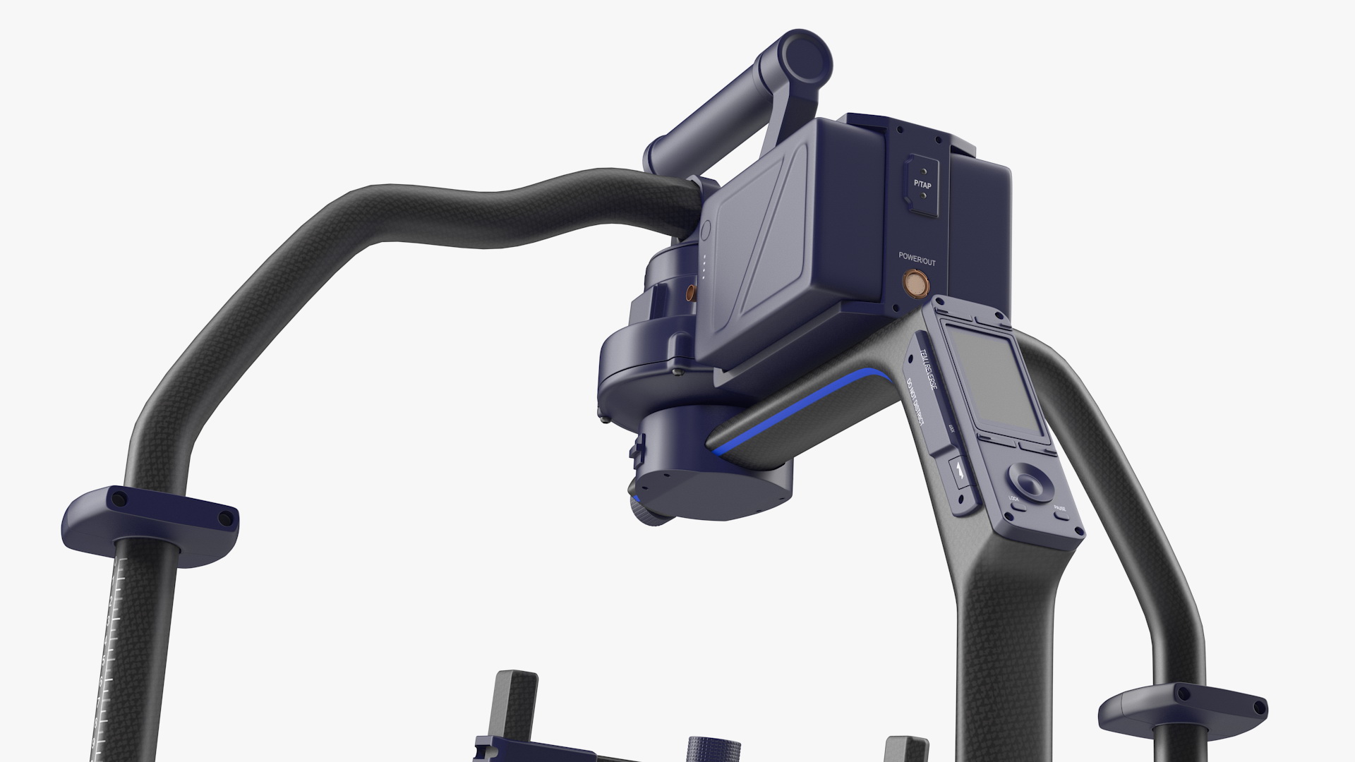 3D Professional Handheld Camera Stabilizer Rigged