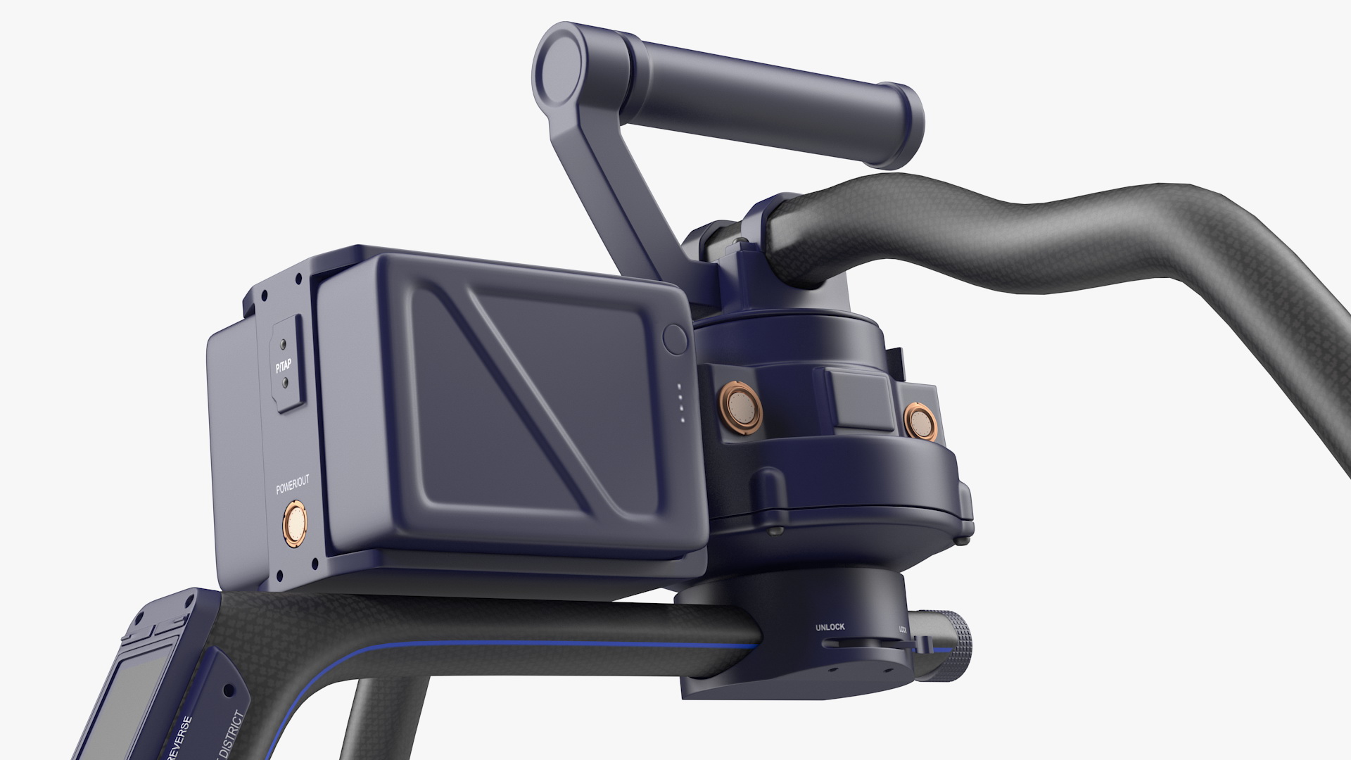 3D Professional Handheld Camera Stabilizer Rigged