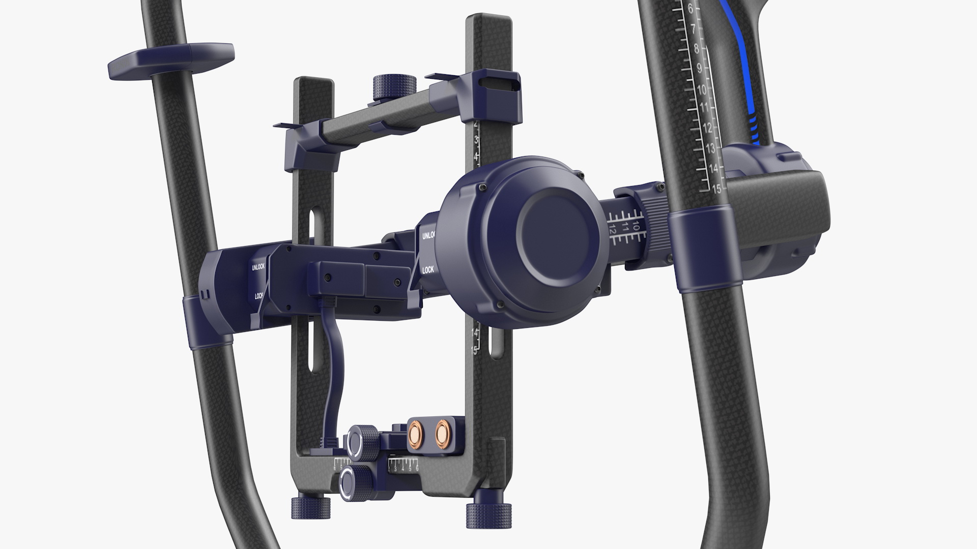 3D Professional Handheld Camera Stabilizer Rigged