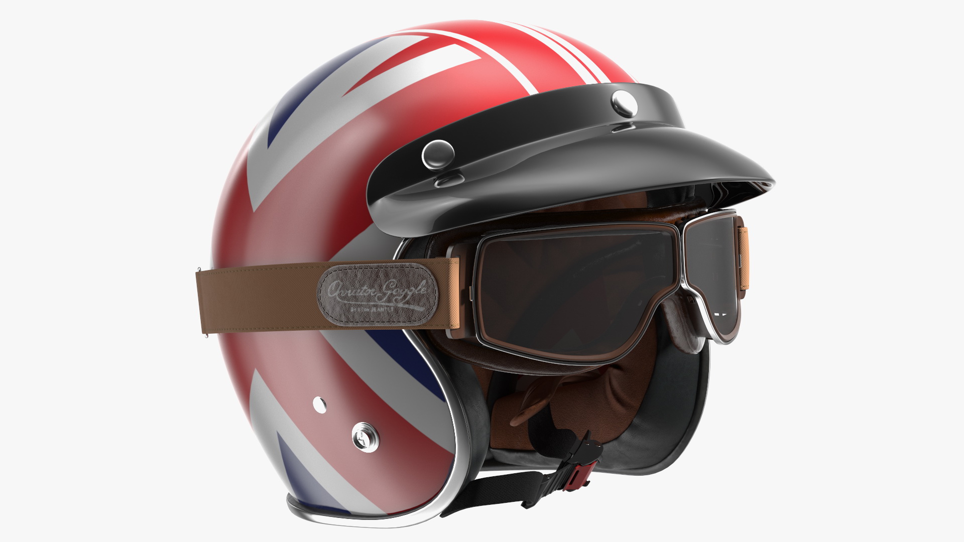3D TORC T50 Vintage Helmet with Goggles