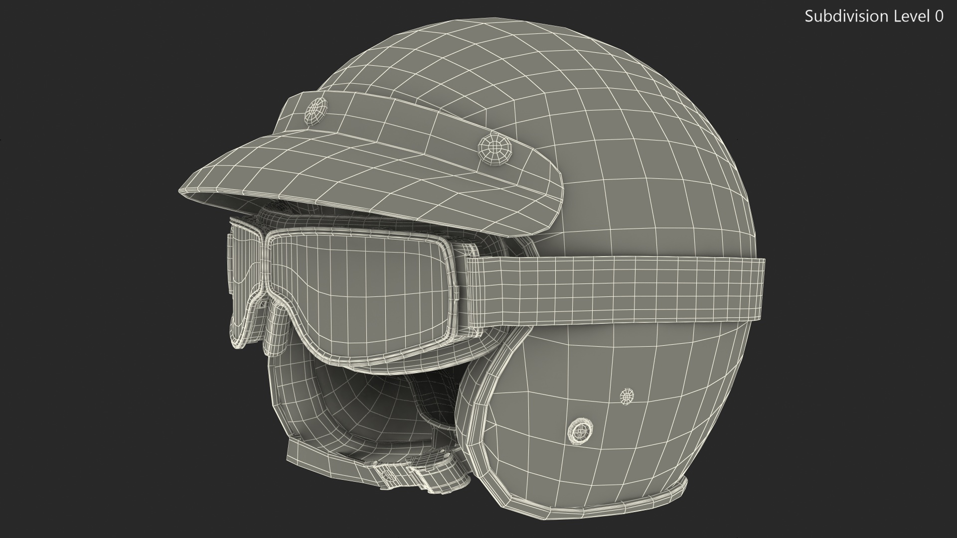 3D TORC T50 Vintage Helmet with Goggles