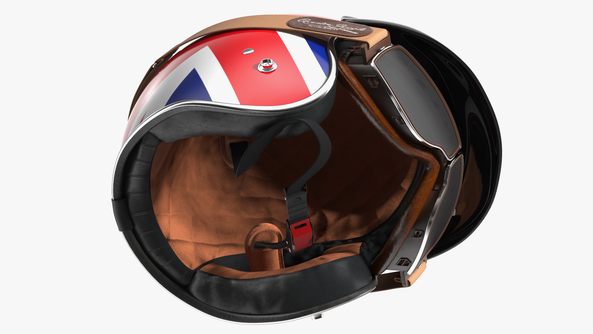 3D TORC T50 Vintage Helmet with Goggles