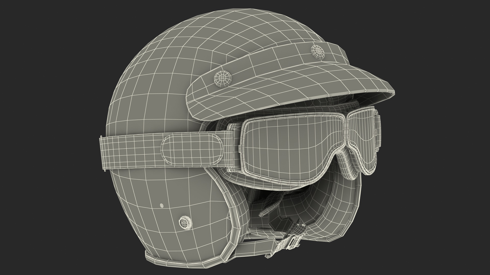 3D TORC T50 Vintage Helmet with Goggles