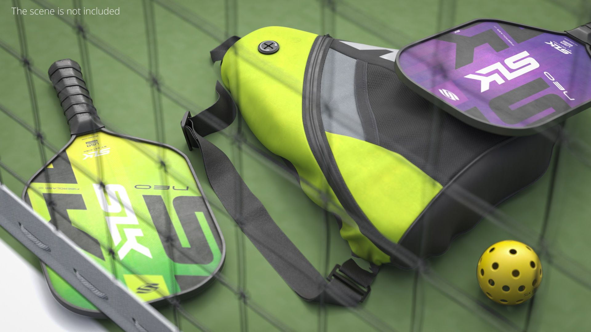 SLK Pickleball Paddle Set with Ball and Bag - view 3