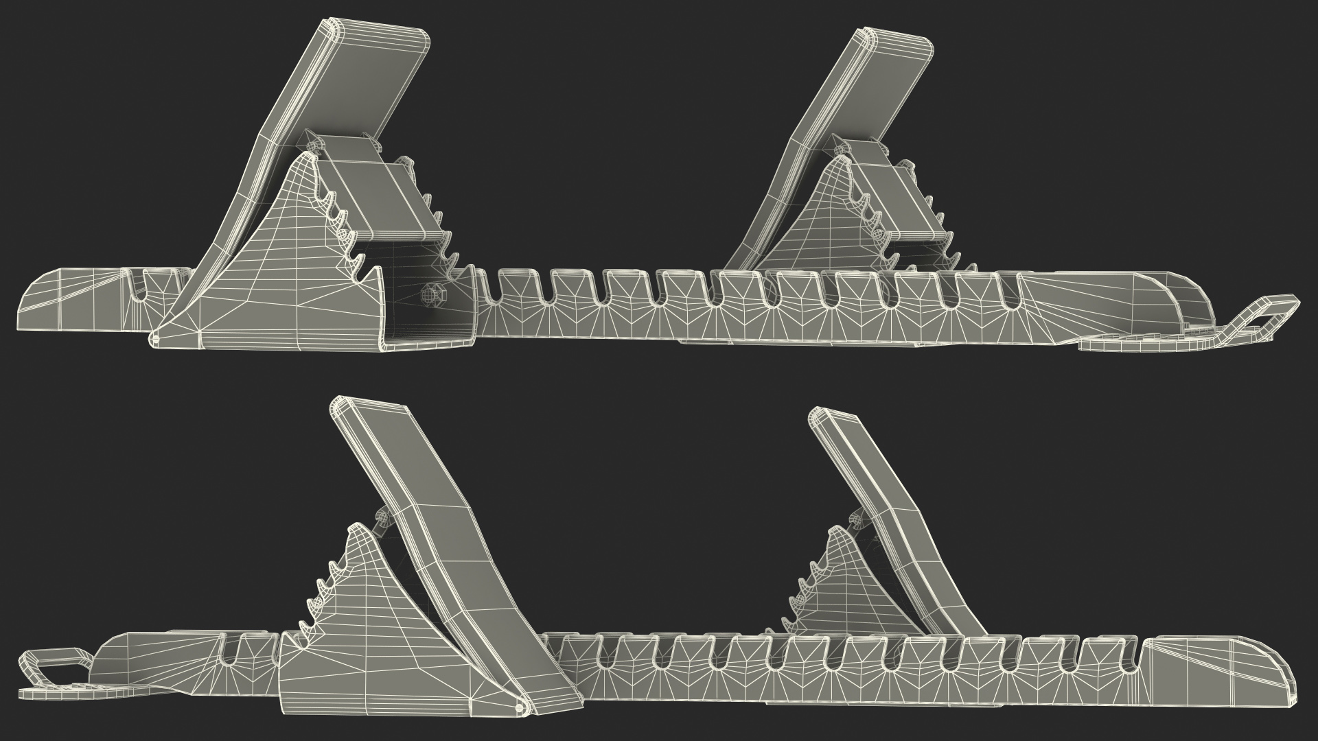 3D Aluminum Starting Block model