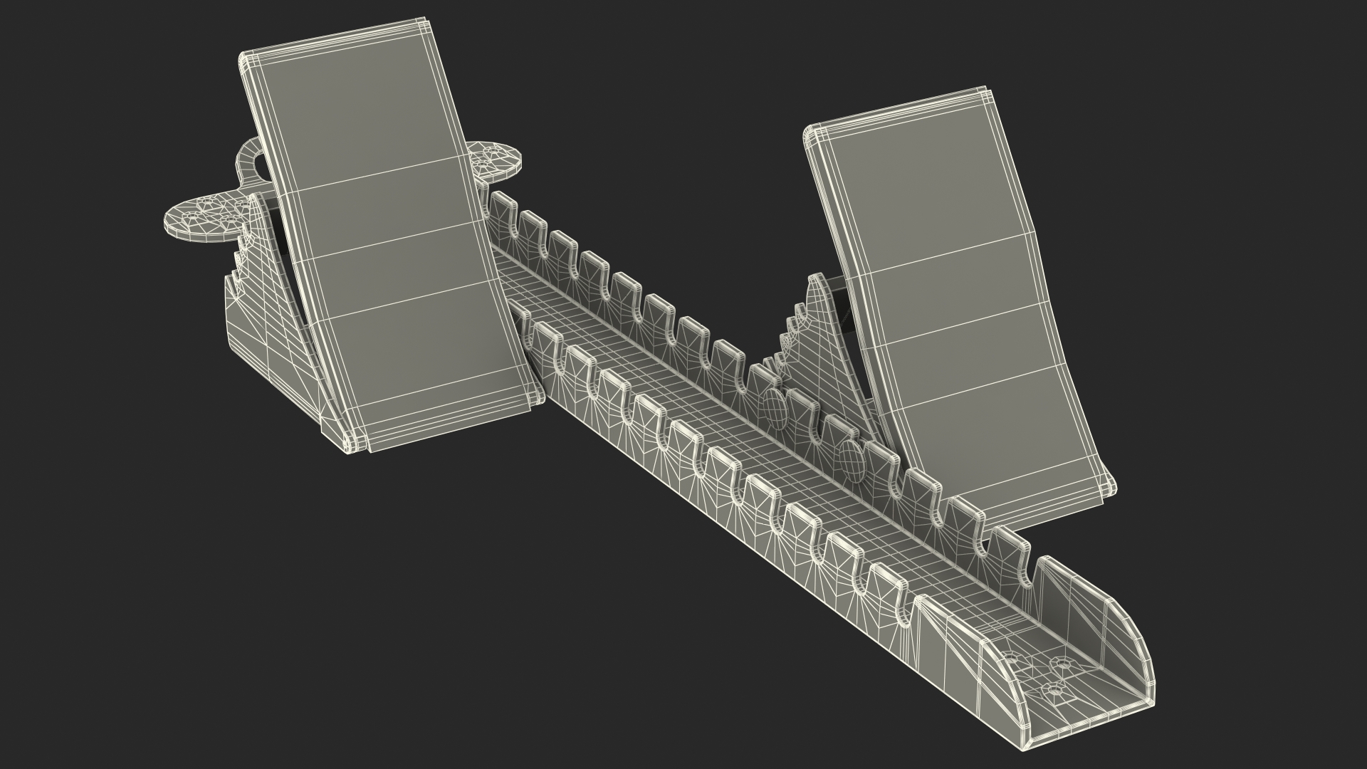 3D Aluminum Starting Block model
