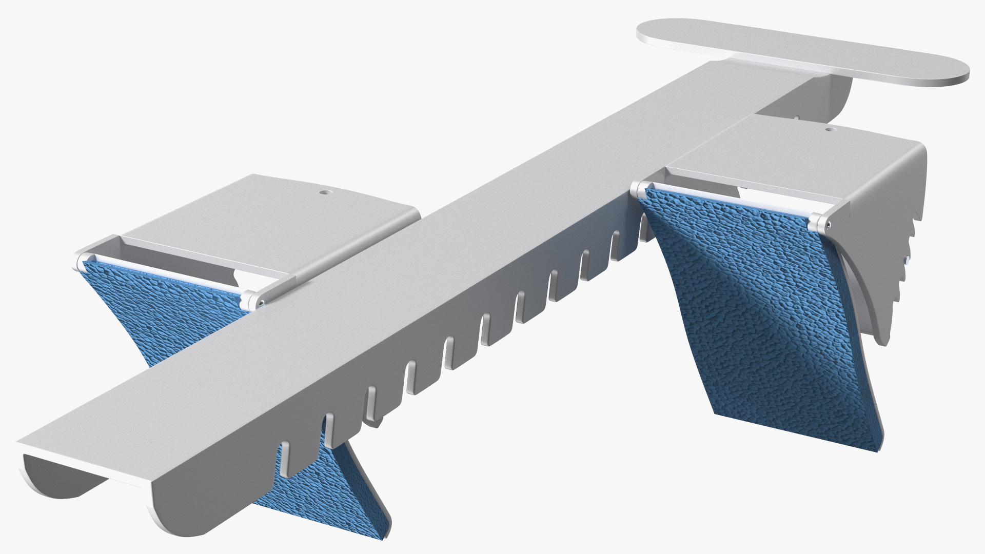 3D Aluminum Starting Block model