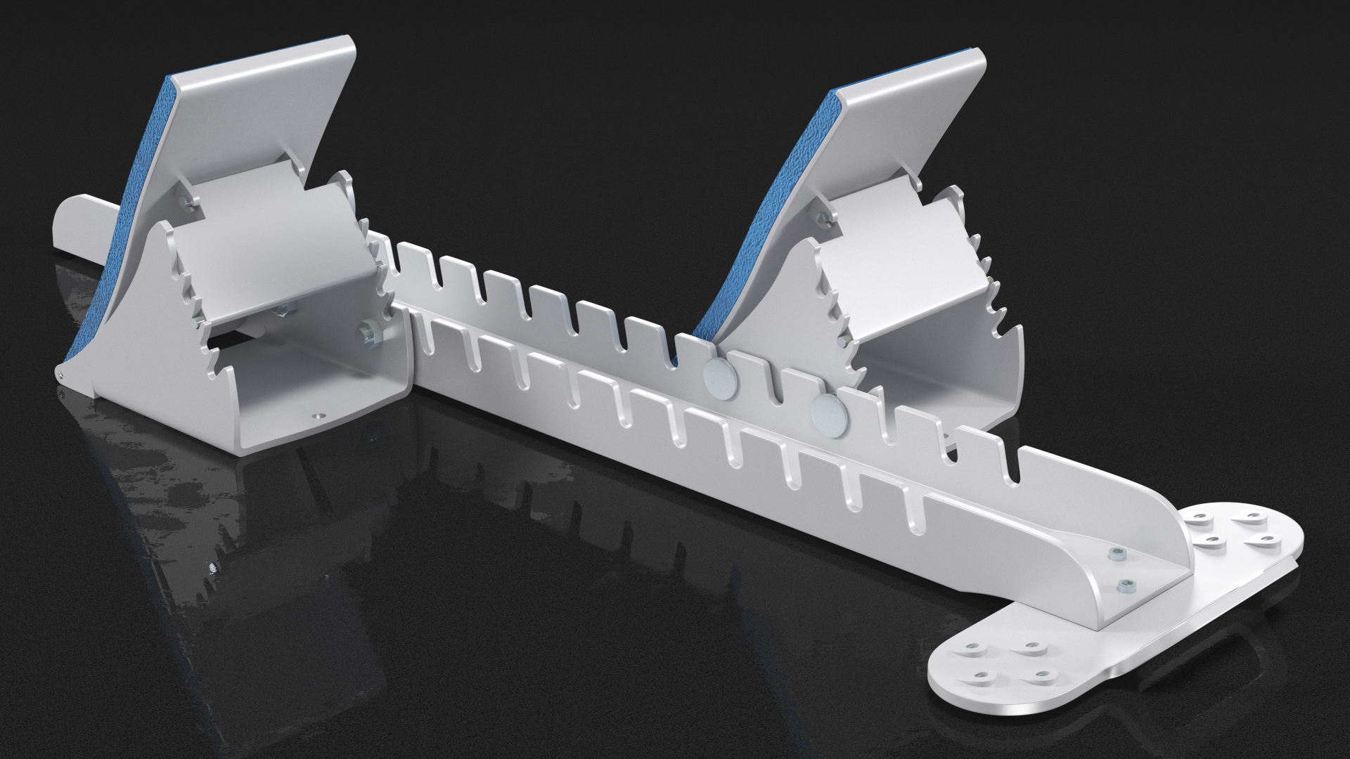 3D Aluminum Starting Block model