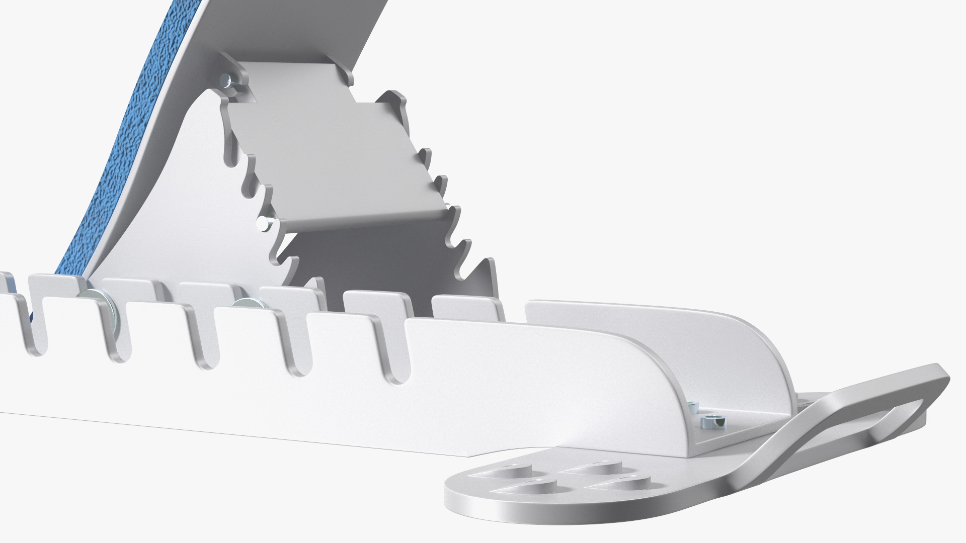 3D Aluminum Starting Block model