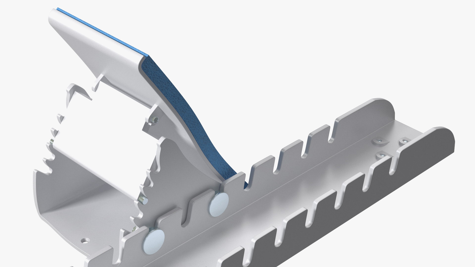 3D Aluminum Starting Block model