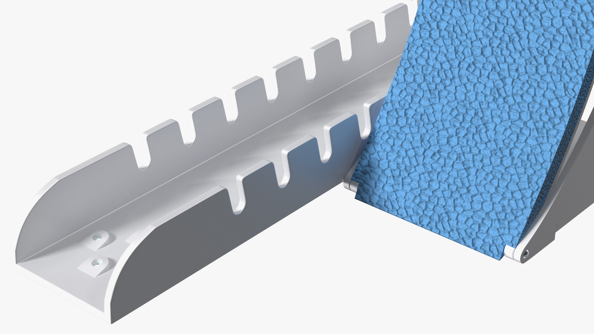 3D Aluminum Starting Block model