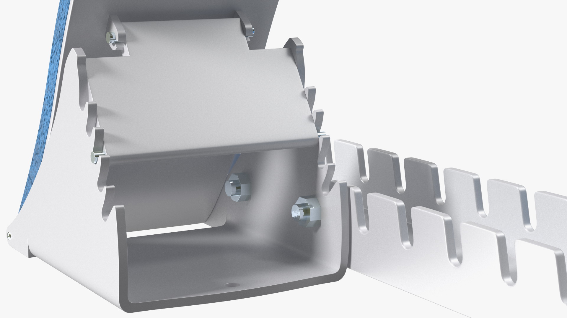 3D Aluminum Starting Block model