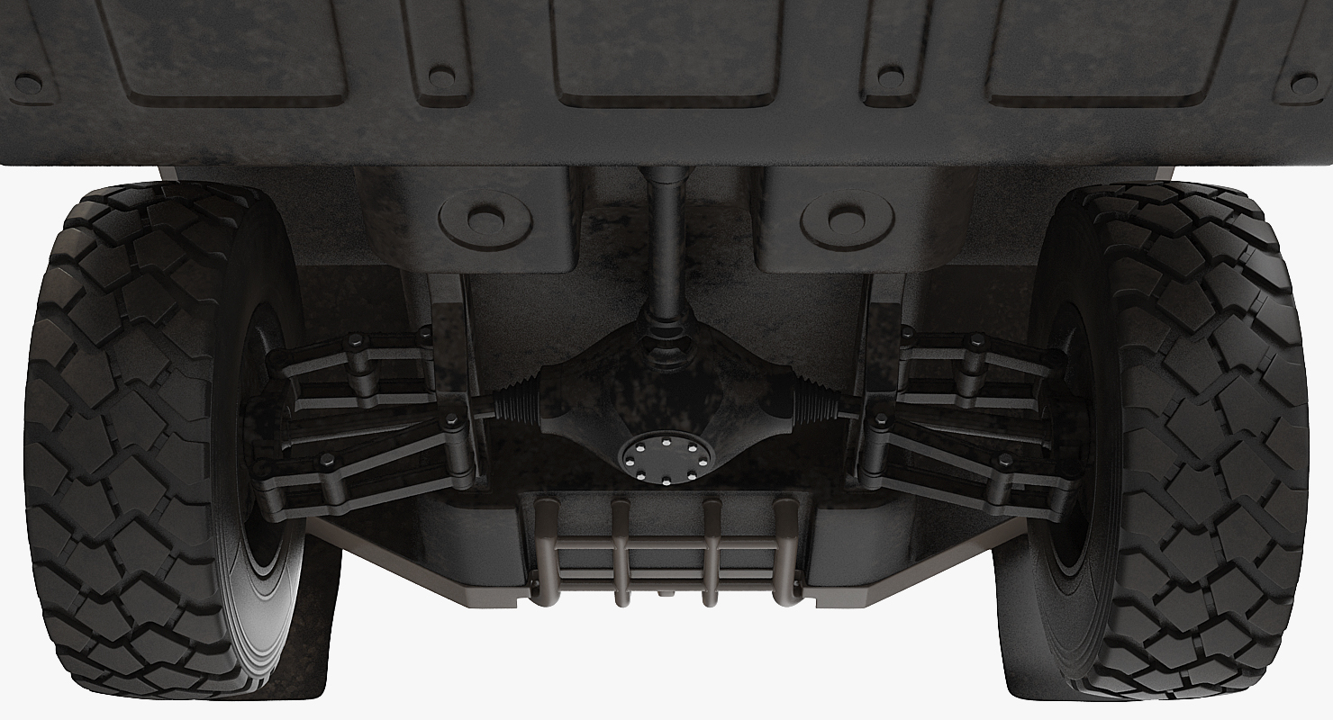 Hawkei 4x4 Protected Mobility Vehicle Rigged 3D model