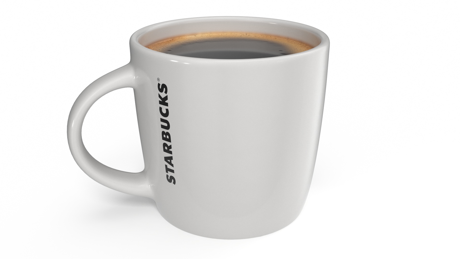 3D Mug of Coffee Starbucks model