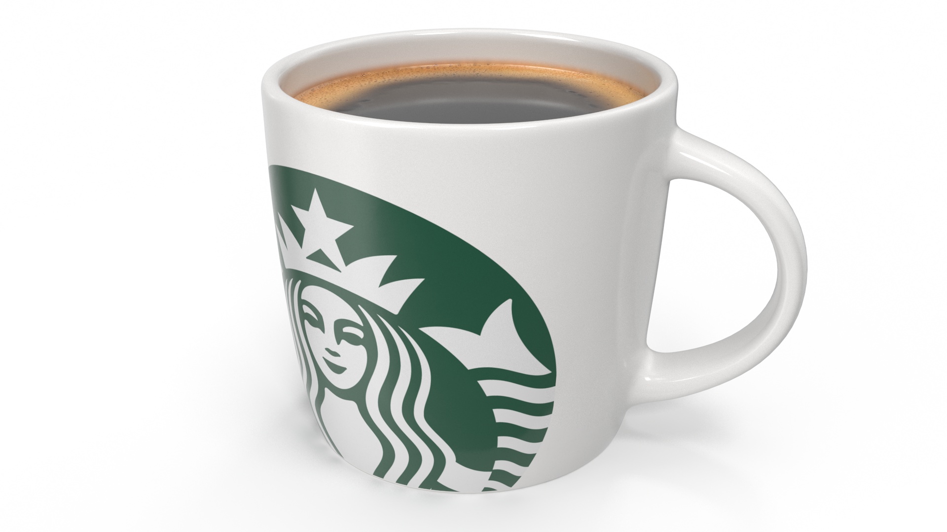 3D Mug of Coffee Starbucks model